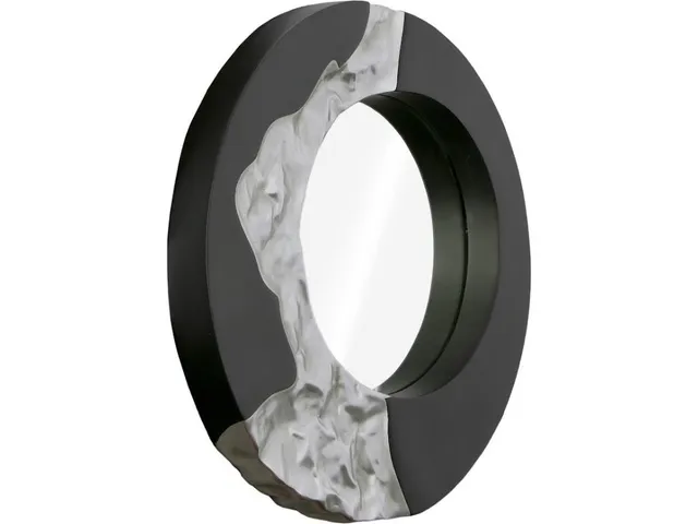 Mercury Mirror, Black, Silver Leaf - Alternative View