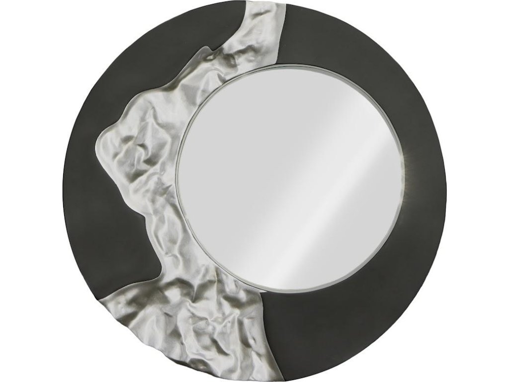 Mercury Mirror, Black, Silver Leaf - main image