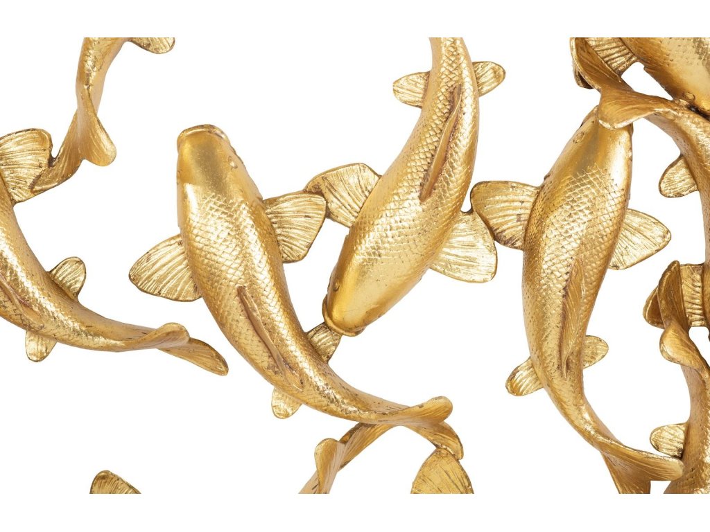 Koi Wall Art, Gold Leaf, Small - image 2