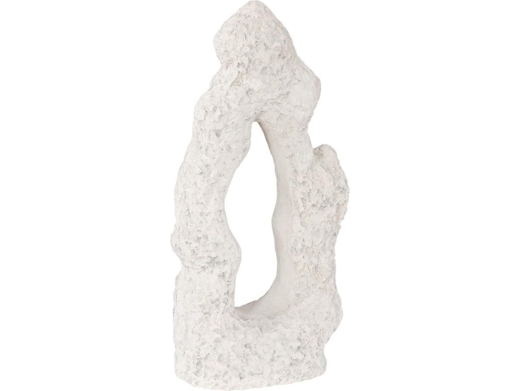 Cast Stone Table Top Sculpture, Single Hole, Roman Stone - image 1