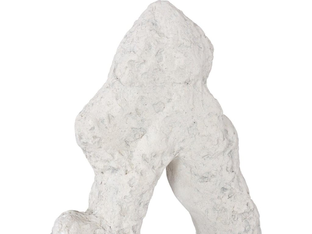 Cast Stone Table Top Sculpture, Single Hole, Roman Stone - image 2