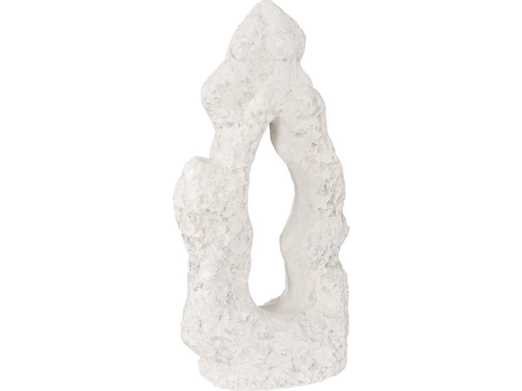Cast Stone Table Top Sculpture, Single Hole, Roman Stone - main image