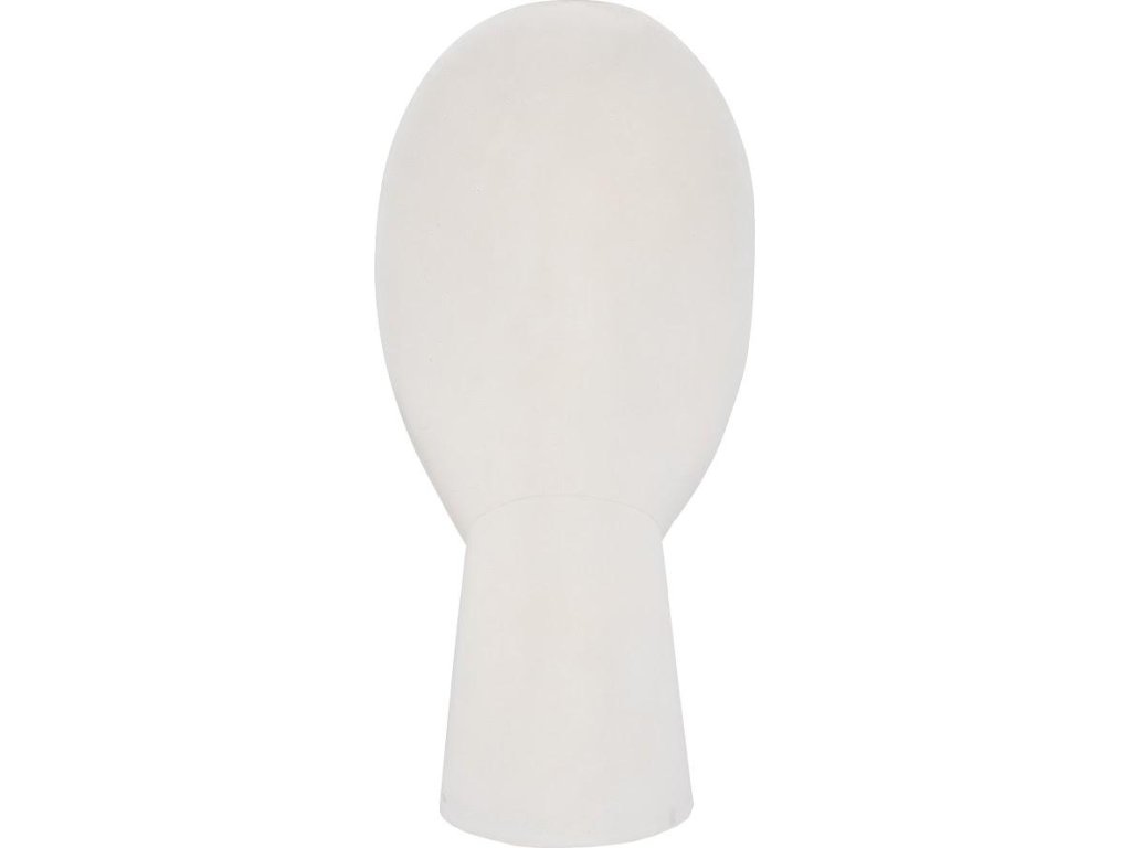 Cycladic Head, Sculpture, Oval, White Stone - image 3