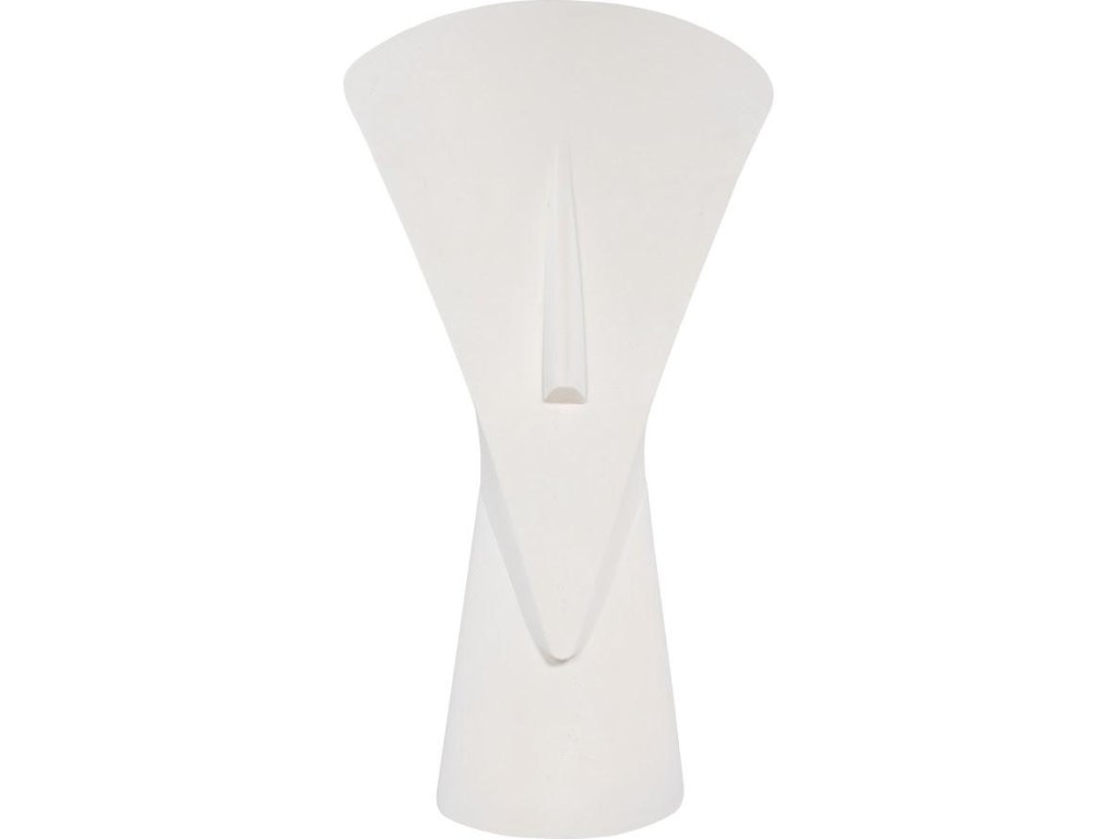 Cycladic Head, Sculpture, Triangle, White Stone - image 1