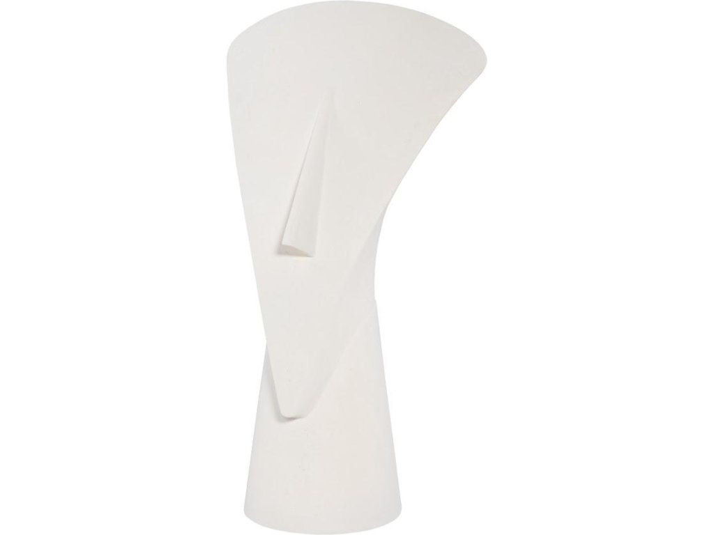 Cycladic Head, Sculpture, Triangle, White Stone - main image