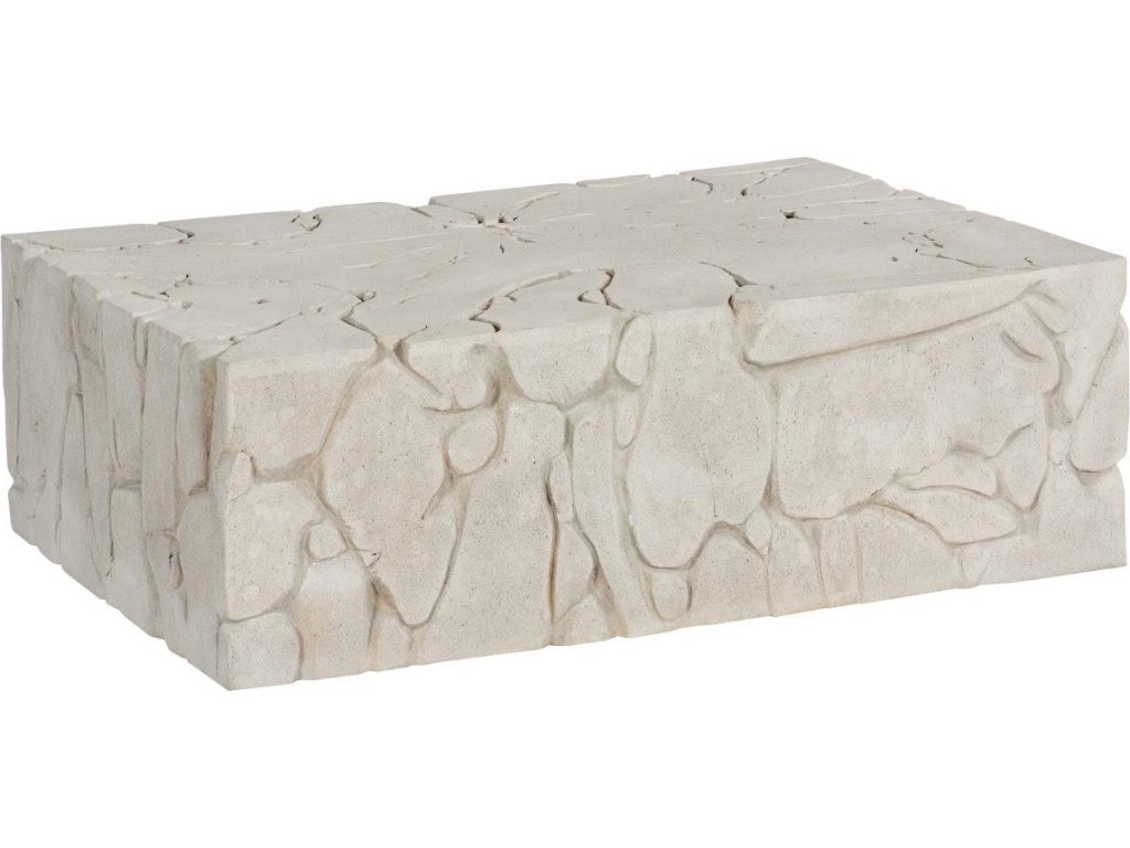 Chunk Coffee Table, Rectangle, Roman Stone - image 2