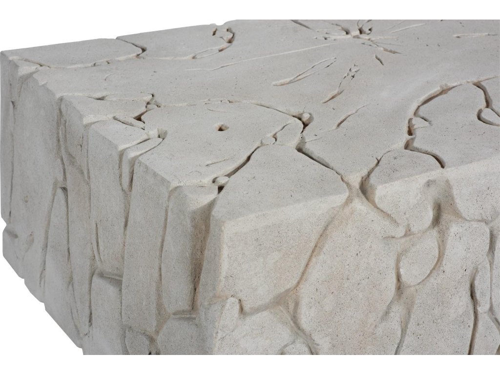 Chunk Coffee Table, Rectangle, Roman Stone - image 3