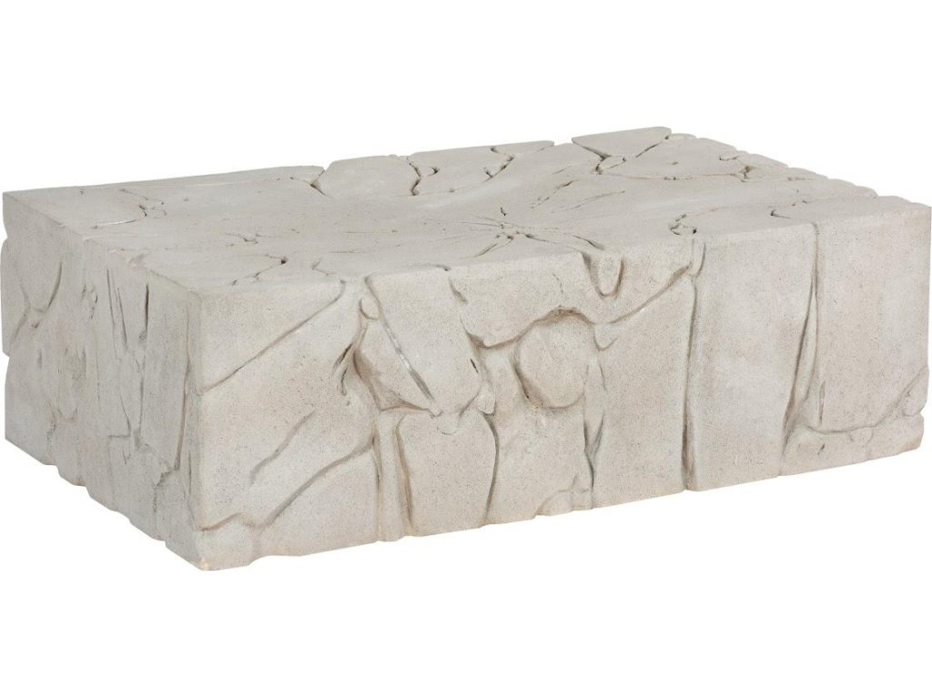 Chunk Coffee Table, Rectangle, Roman Stone - main image