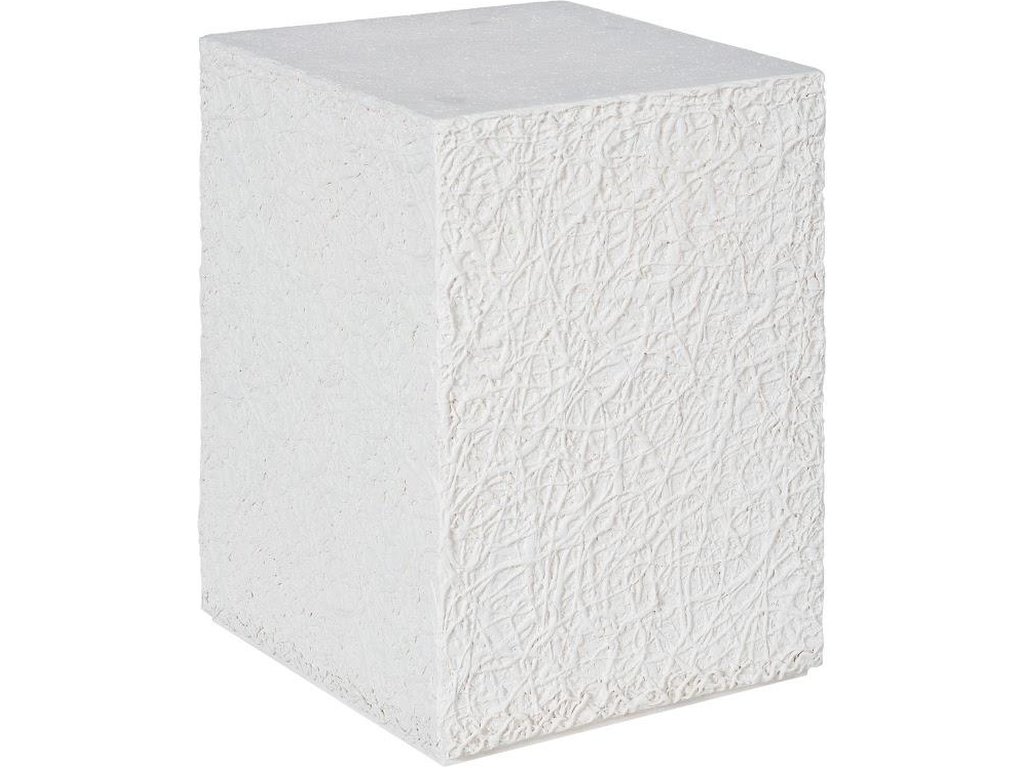 String Theory Pedestal, White Stone, Small - image 2