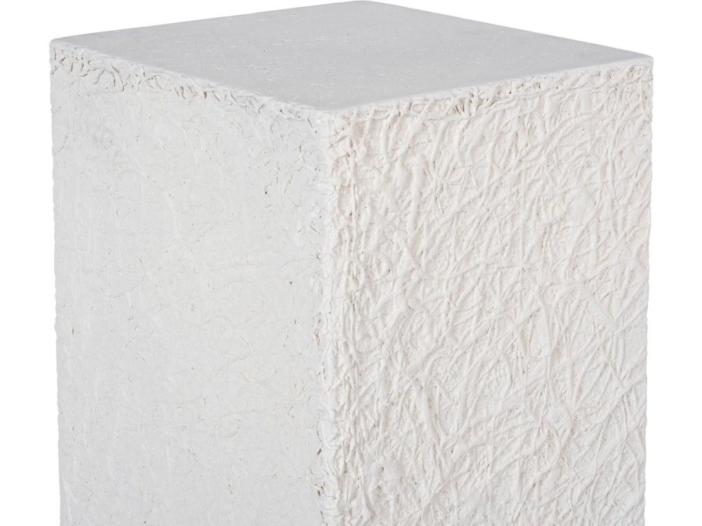 String Theory Pedestal, White Stone, Medium - image 3