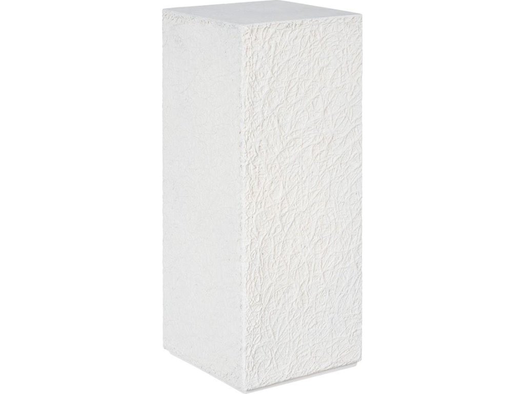 String Theory Pedestal, White Stone, Medium - main image
