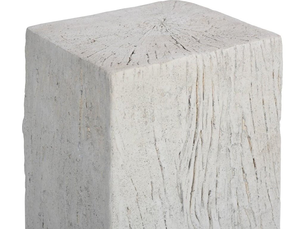 Log Prism Pedestal, Roman Stone - image 3