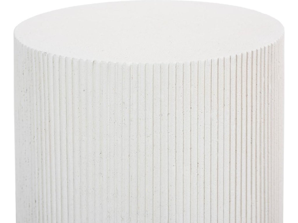 Groovy Side Table, White Stone - image 2