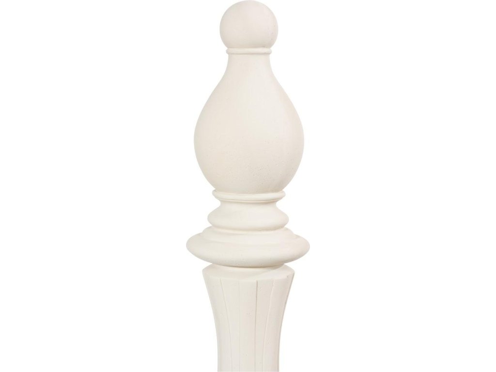 Bishop Chess Sculpture, Cast Stone White - image 1