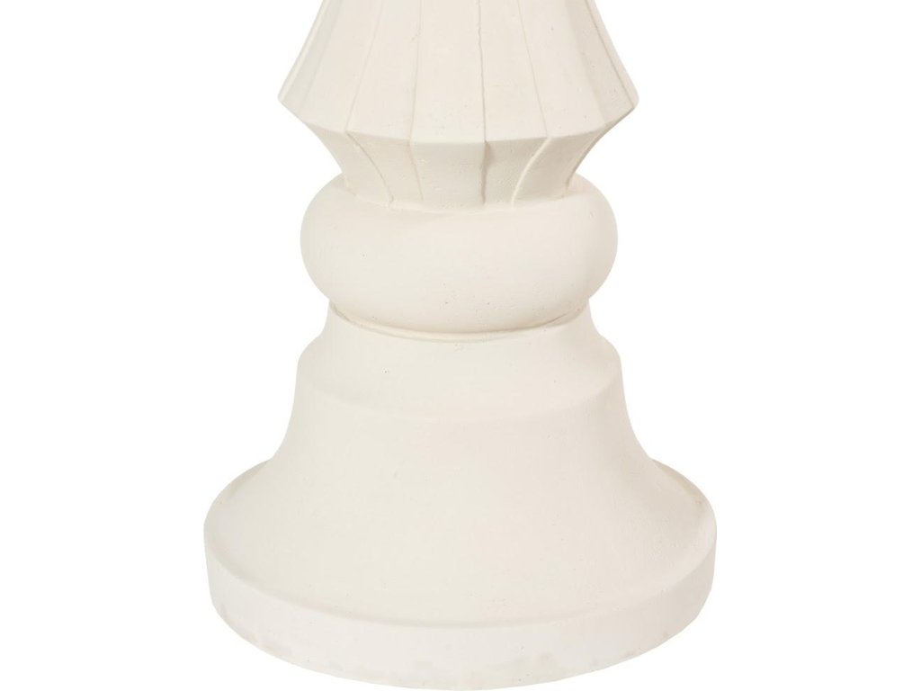 Bishop Chess Sculpture, Cast Stone White - image 2