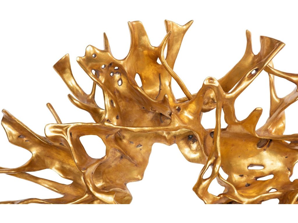 Cast Root Wall Decor, Gold Leaf - image 3