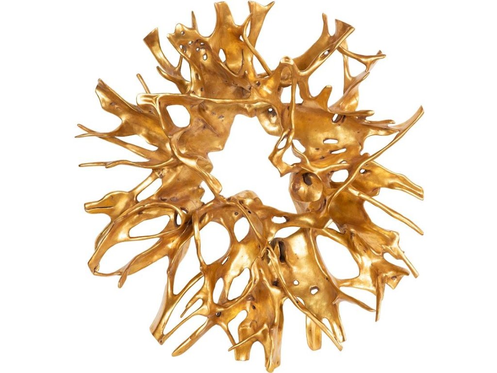 Cast Root Wall Decor, Gold Leaf - main image