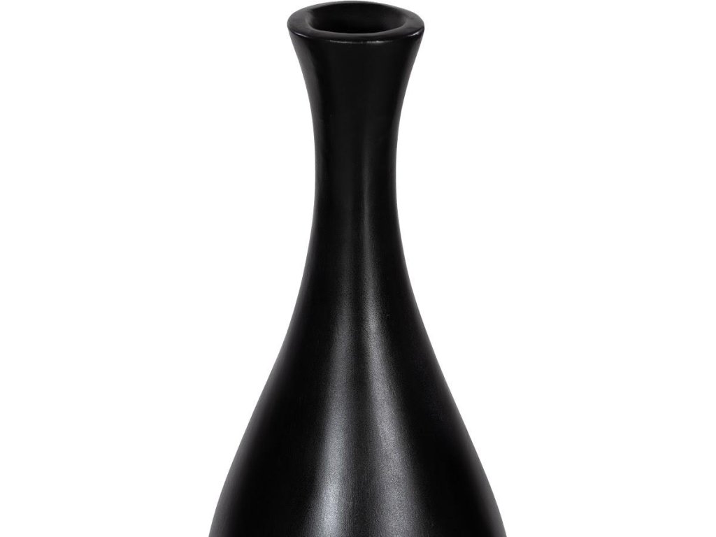 Trumpet Vase, Small, Matte Black - image 1