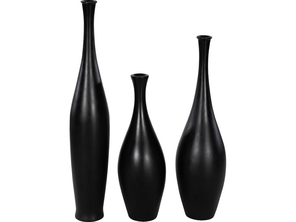 Trumpet Vase, Small, Matte Black - image 2