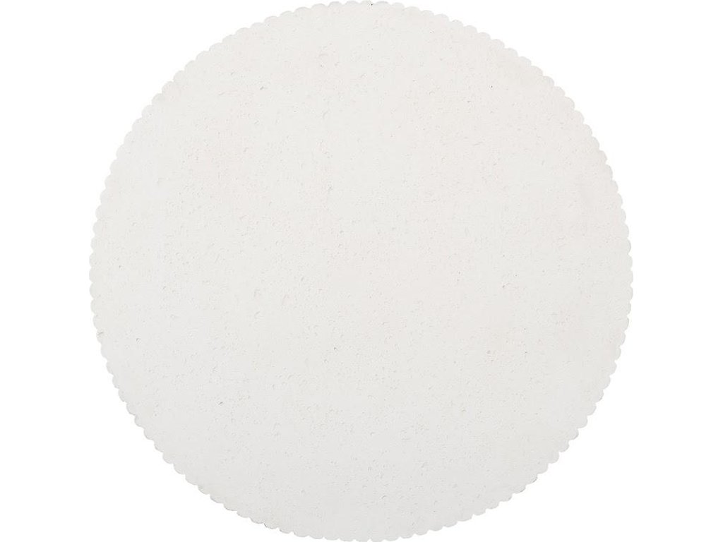 Groovy Pedestal, White Stone - image 1
