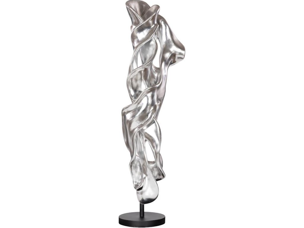 Cast Dancing Sculpture, Coupé, Silver Leaf - image 1