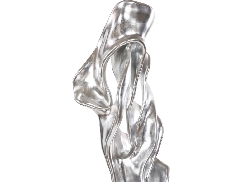 Cast Dancing Sculpture, Coupé, Silver Leaf - image 3