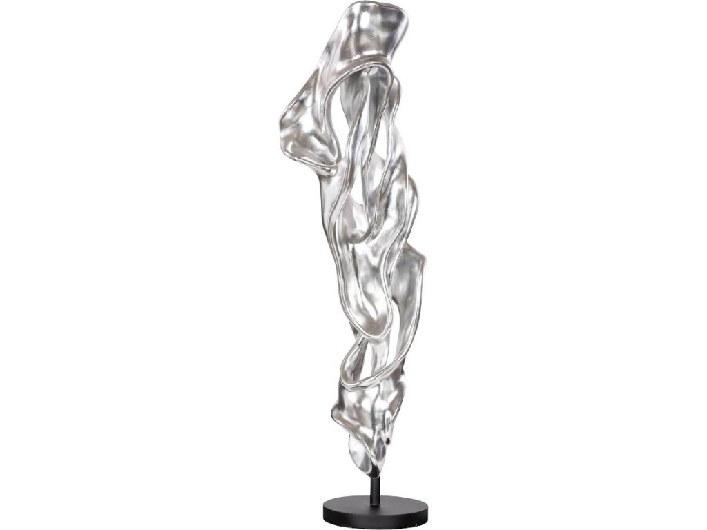 Cast Dancing Sculpture, Coupé, Silver Leaf - main image