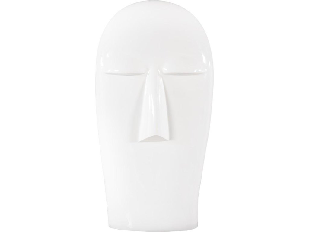 Emerging Face Sculpture, Gel Coat White - main image