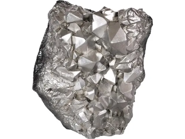 Cast Crystal Tabletop Accent, Silver Leaf, Large - Alternative View