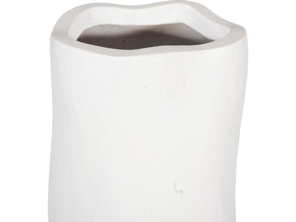Organic Tall Vase, White - image 3