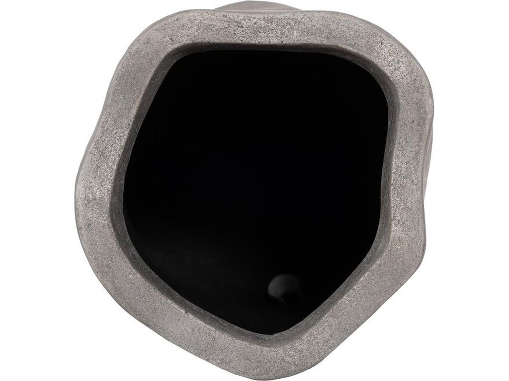Organic Tall Vase, Gray - image 2