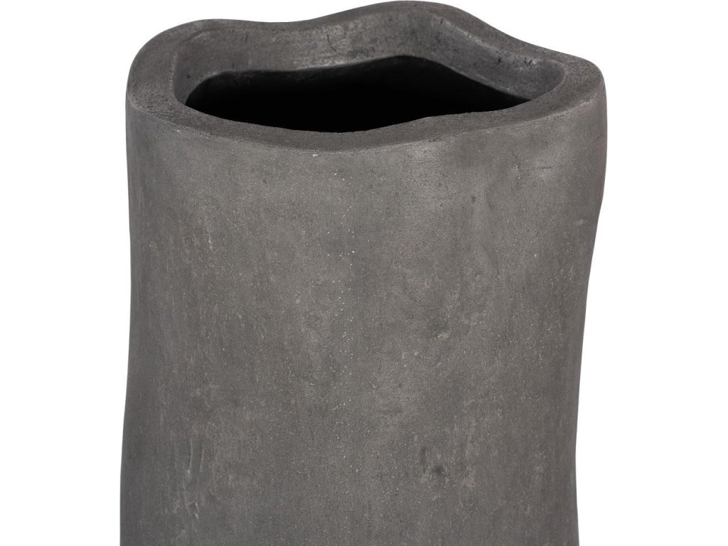 Organic Tall Vase, Gray - image 3