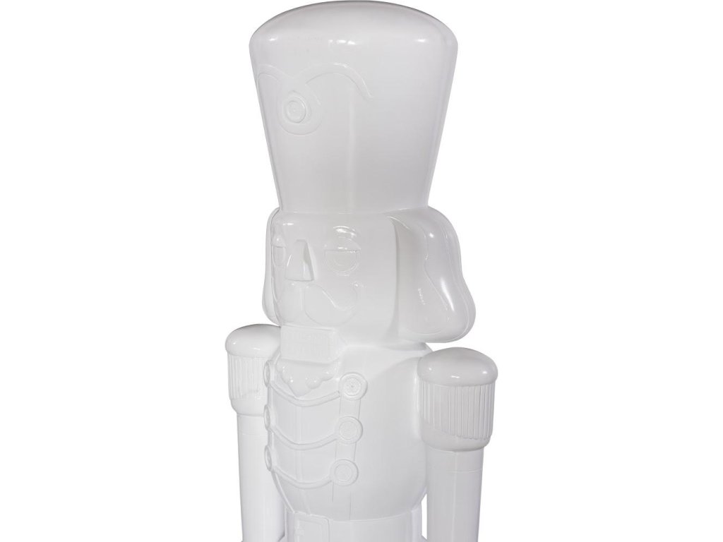 Nutcracker Soldier Sculpture 4ft, White - image 4