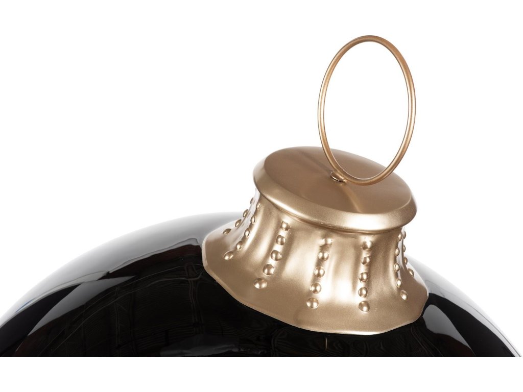 Christmas Ball Ornament, Black - image 2
