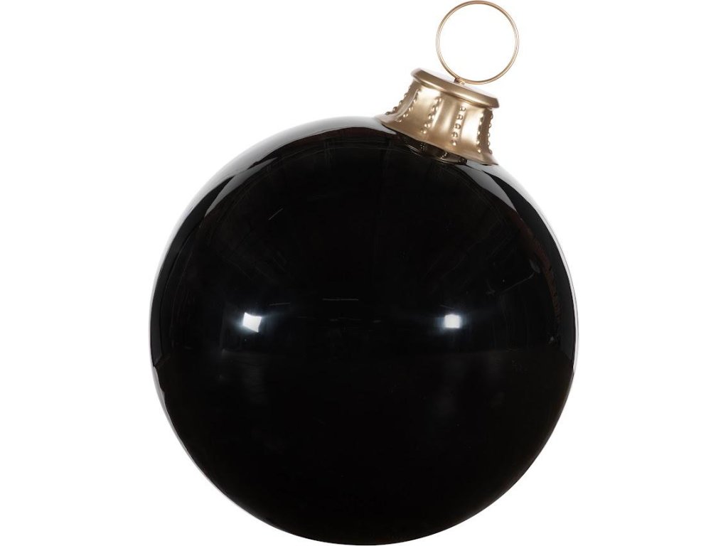 Christmas Ball Ornament, Black - main image