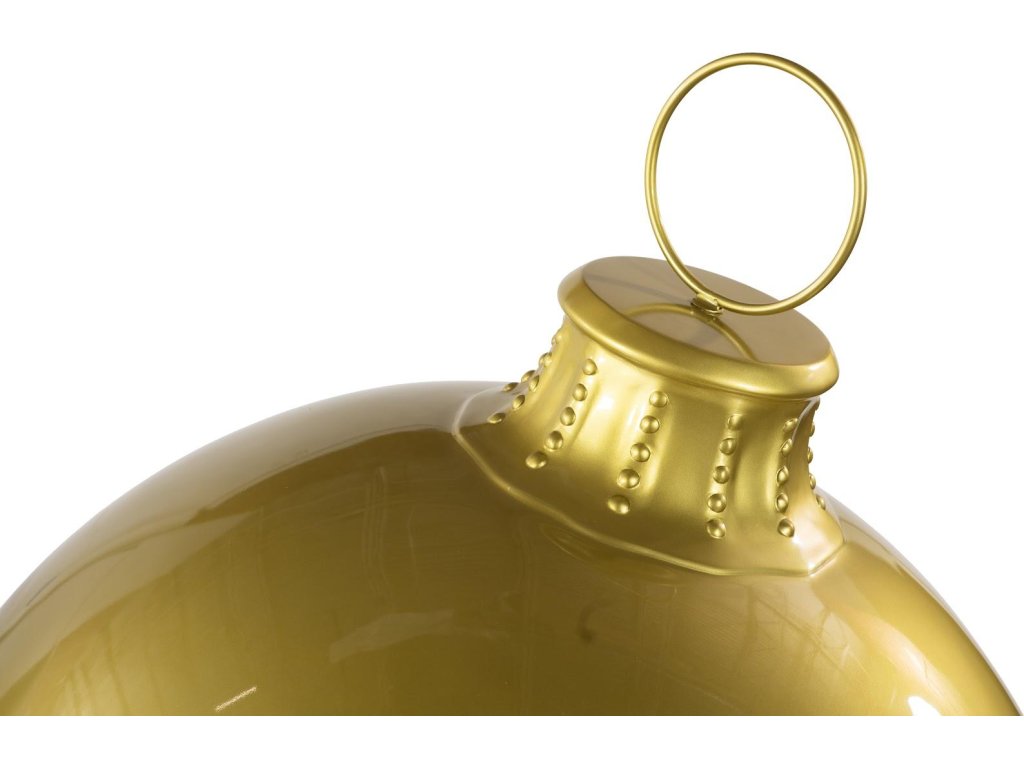Christmas Ball Ornament, Gold - image 2