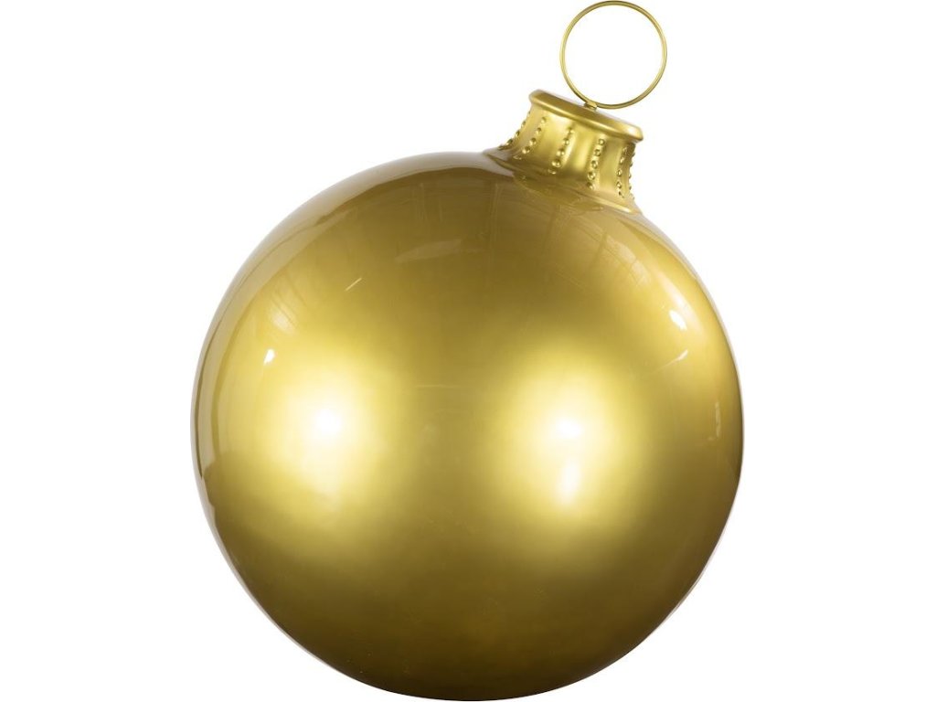 Christmas Ball Ornament, Gold - main image
