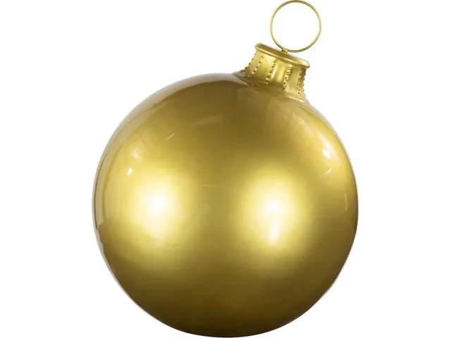 Christmas Ball Ornament, Gold