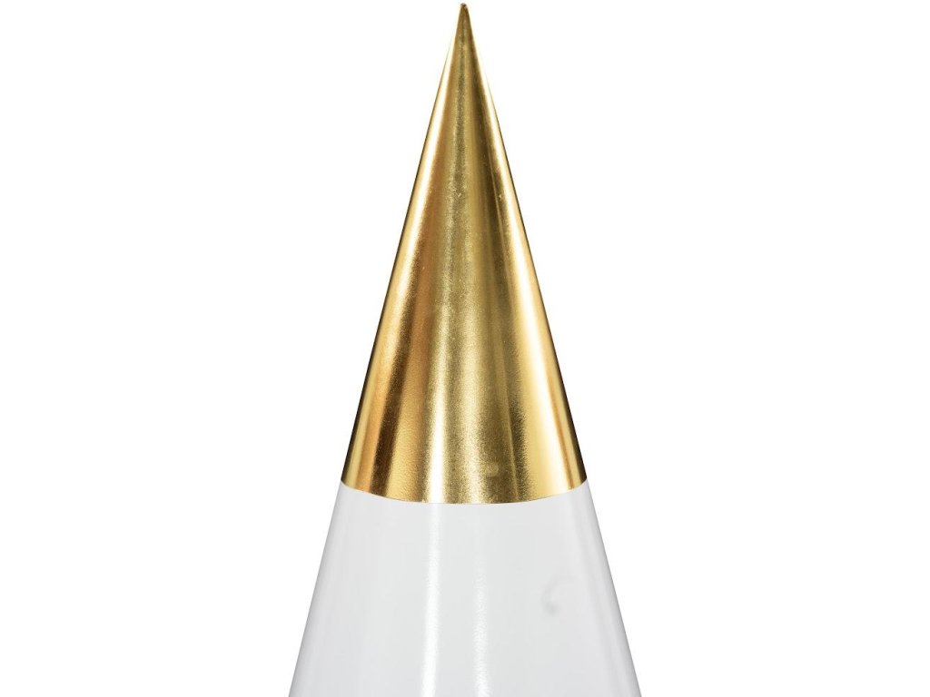 Christmas Tree, Cona, White and Gold Leaf - image 1