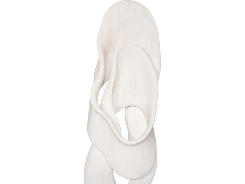 Cast Dancing Sculpture, Glissade, Faux Bleached - image 2