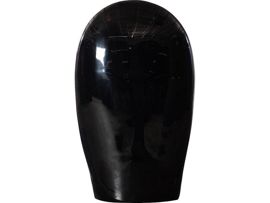 Emerging Face Sculpture, Gel Coat Black, Small - image 1