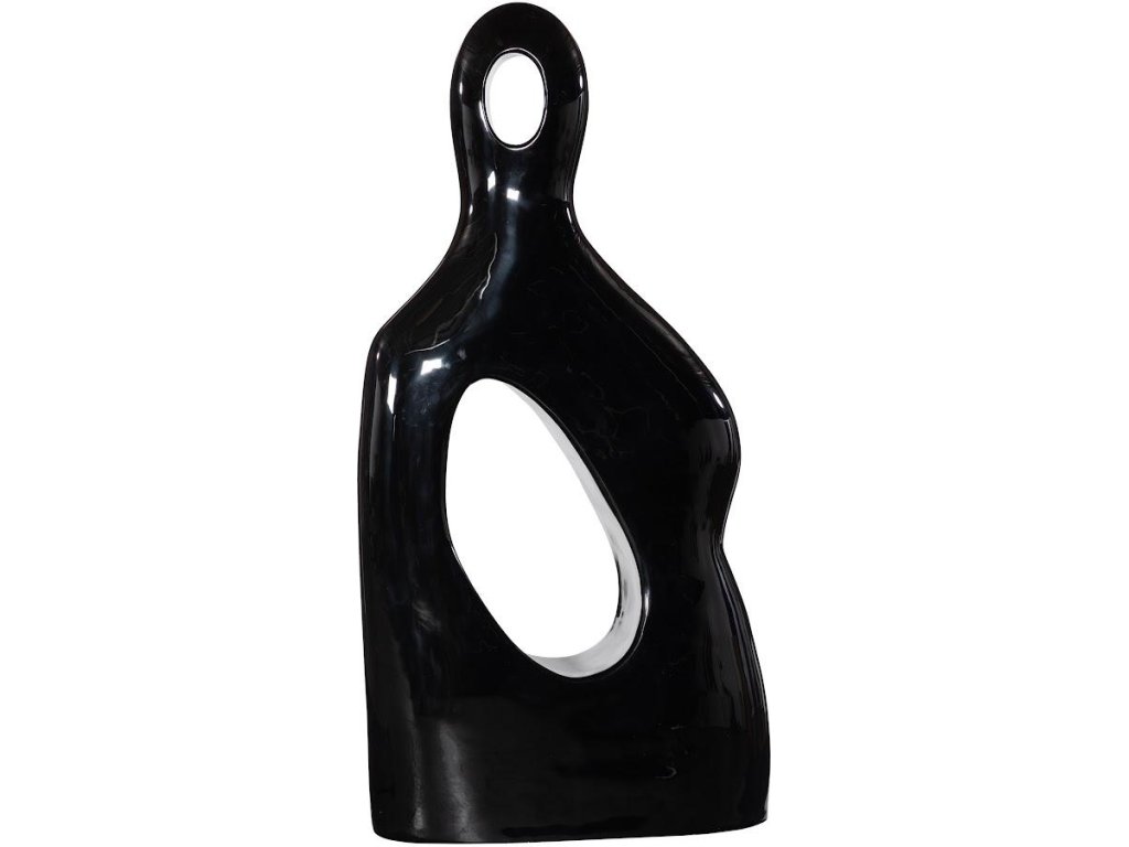 Male Sculpture, Gel Coat Black, Colossal - main image