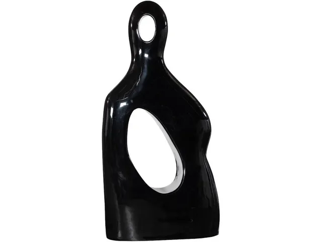 Male Sculpture, Gel Coat Black, Colossal