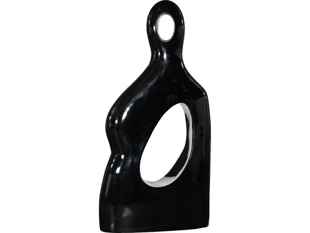 Male Sculpture, Gel Coat Black, Colossal - Alternative View