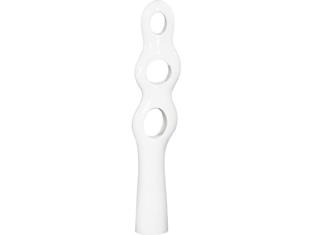 Triple Circle Sculpture, Gel Coat White - image 2