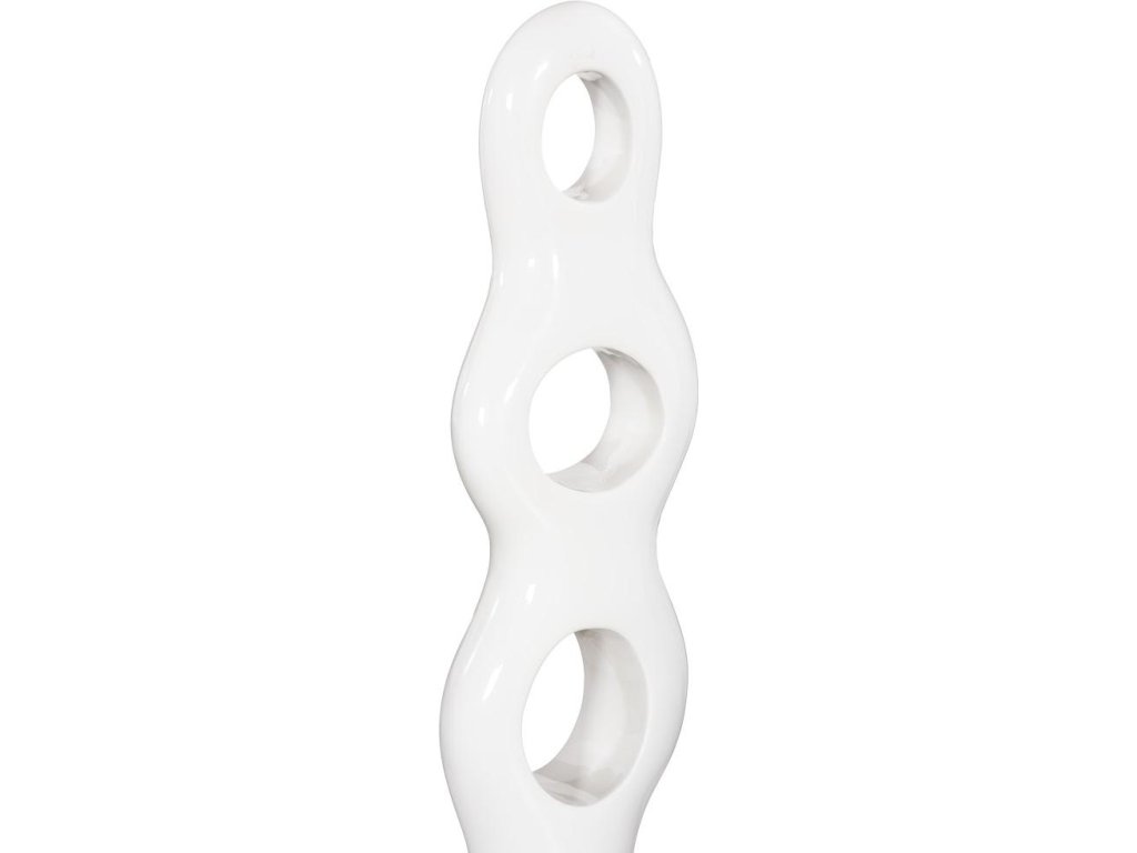 Triple Circle Sculpture, Gel Coat White - image 3