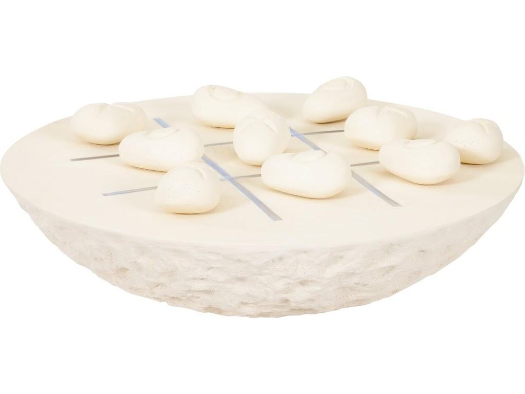 Tic-Tac-Toe Stone, Large, Off-White - image 1