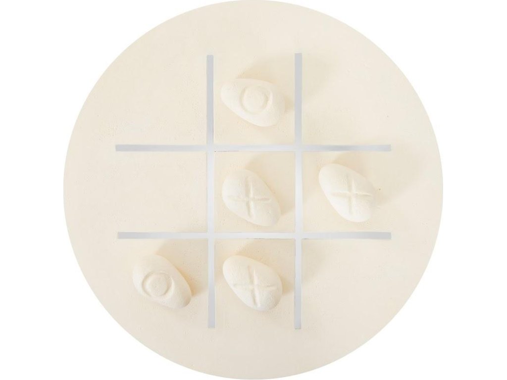 Tic-Tac-Toe Stone, Large, Off-White - image 3