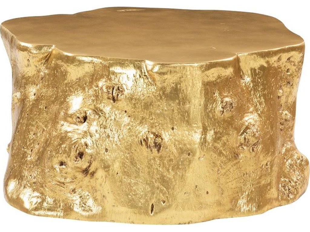 Log Coffee Table, Gold Leaf - main image