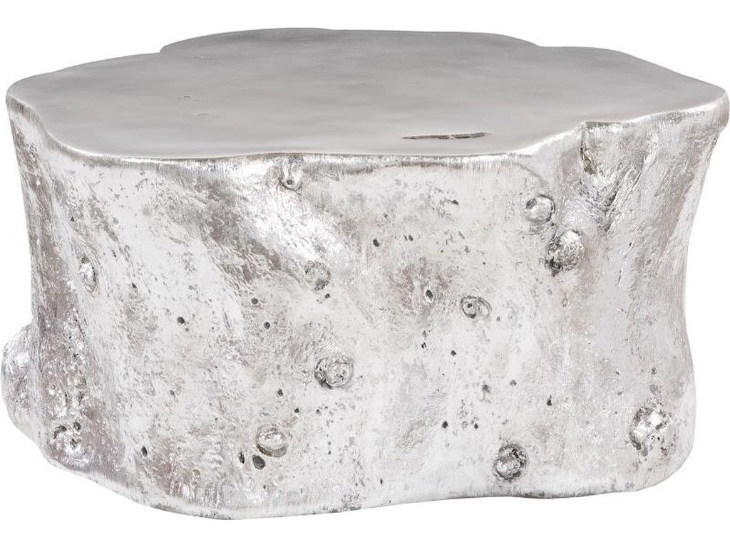 Log Coffee Table, Silver Leaf - image 2